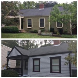 before and after photos of a home in atlanta georgia